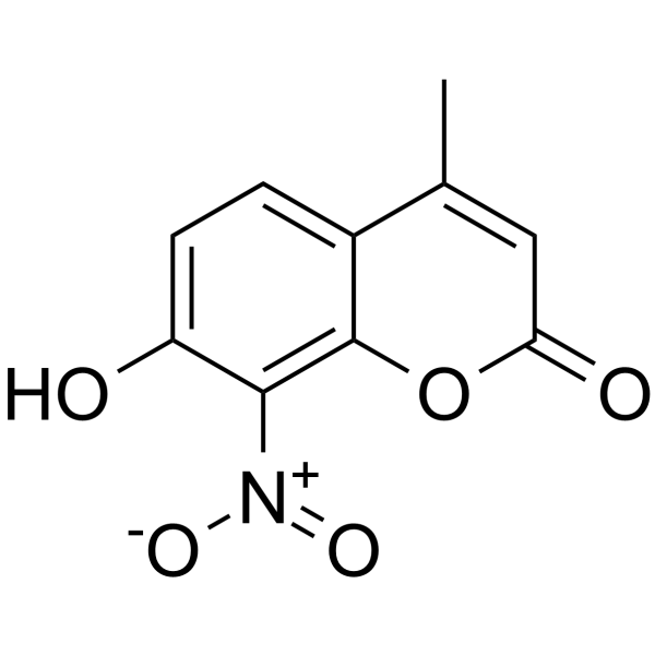 7-Hydroxy-4-methyl-8-nitrocoumarin Chemical Structure 7-Hydroxy-4-methyl-8-nitrocoumarin