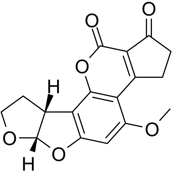 Aflatoxin B2 Chemical Structure Aflatoxin B2(Synonyms: 黄曲霉毒素 B2)
