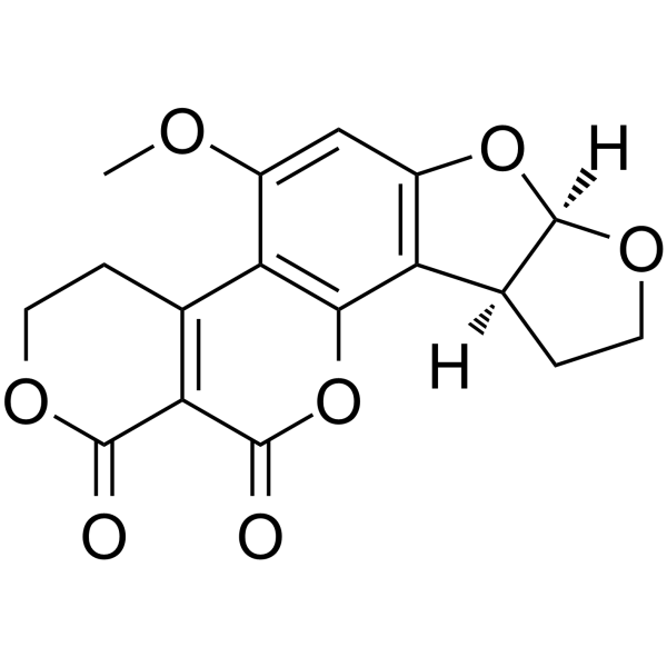 Aflatoxin G2 Chemical Structure Aflatoxin G2(Synonyms: 黄曲霉毒素 G2)