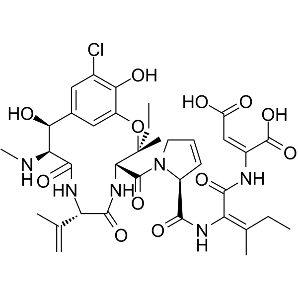 Phomopsin A(Synonyms: 促微管解聚 A)
