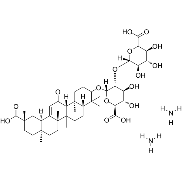 Diammonium Glycyrrhizinate Chemical Structure Diammonium Glycyrrhizinate(Synonyms: 甘草酸二铵)