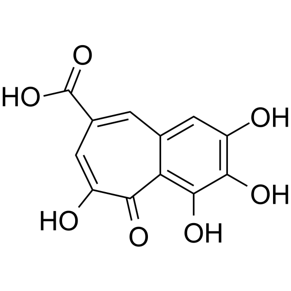 Purpurogallin carboxylic acid Chemical Structure Purpurogallin carboxylic acid