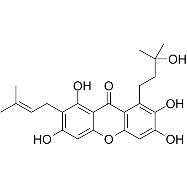 Garcinone C Chemical Structure Garcinone C(Synonyms: 伽升沃 C)