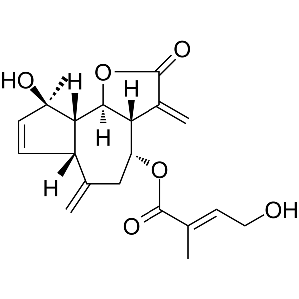 Eupalinilide B Chemical Structure Eupalinilide B(Synonyms: 林泽兰内酯B)