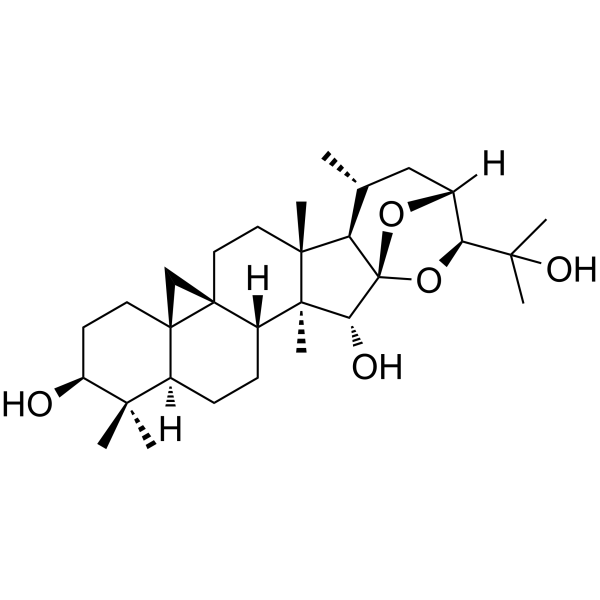 Cimigenol Chemical Structure Cimigenol(Synonyms: 升麻醇)