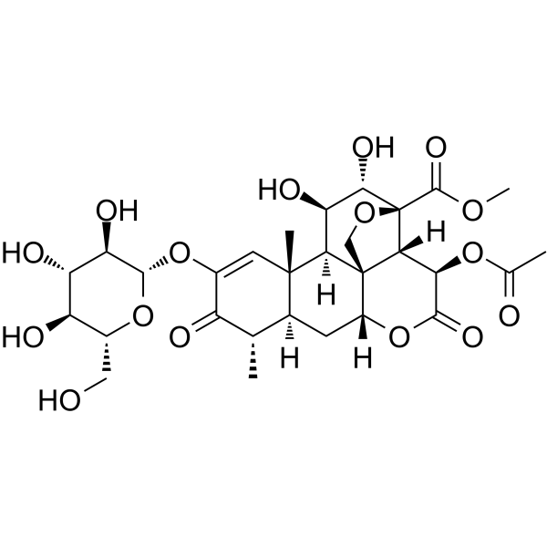 Yadanzioside F Chemical Structure Yadanzioside F(Synonyms: 鸦胆子苷F)
