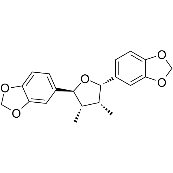 (-)-Zuonin A Chemical Structure (-)-Zuonin A(Synonyms: D-Epigalbacin)