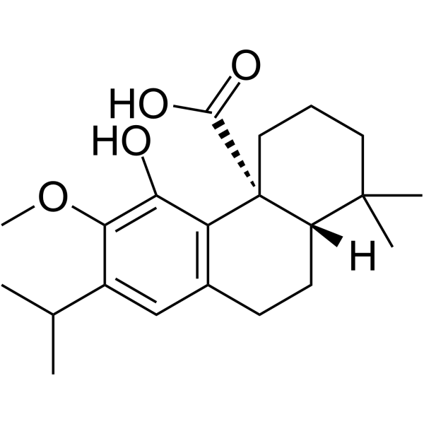 12-O-Methylcarnosic acid Chemical Structure 12-O-Methylcarnosic acid(Synonyms: 12-Methoxycarnosic acid)