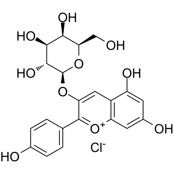 Pelargonidin 3-galactoside chloride
