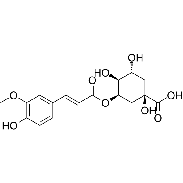 5-Feruloylquinic acid Chemical Structure 5-Feruloylquinic acid