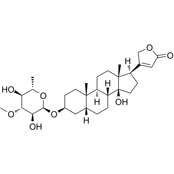 Neriifolin(Synonyms: 黄夹次甙乙; 17β-Neriifolin)