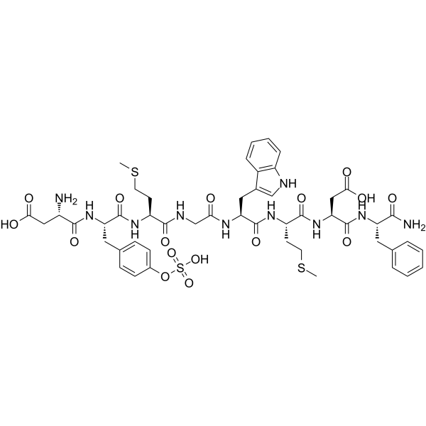 Sincalide(Synonyms: Cholecystokinin octapeptide;  CCK-8;  SQ19844)