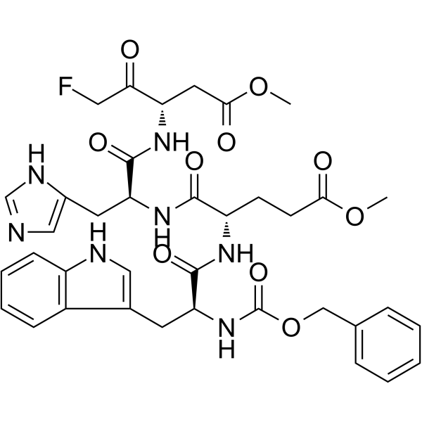 Z-WEHD-FMK Chemical Structure Z-WEHD-FMK