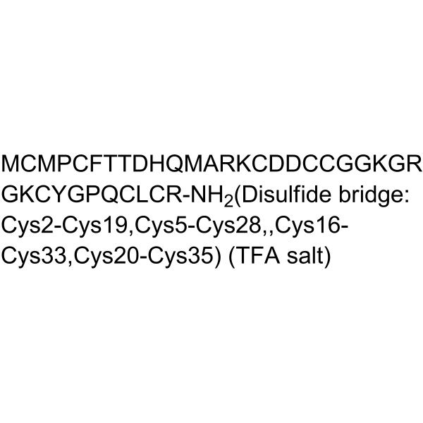 Chlorotoxin TFA Chemical Structure Chlorotoxin TFA(Synonyms: 氯毒素 TFA 盐)