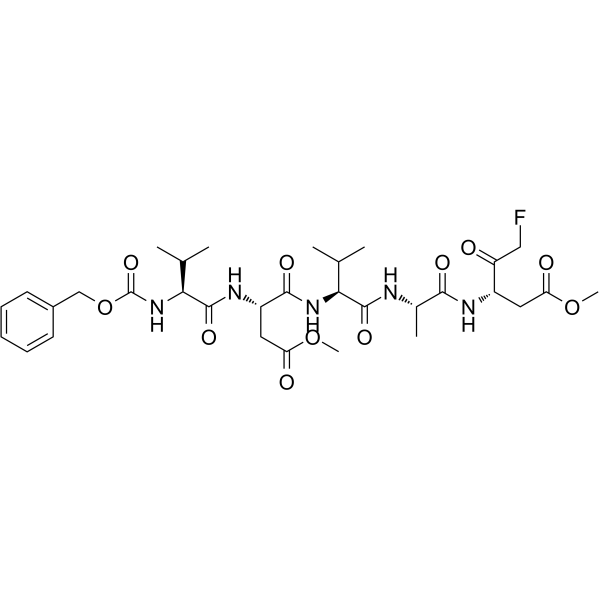 Z-VDVAD-FMK Chemical Structure Z-VDVAD-FMK