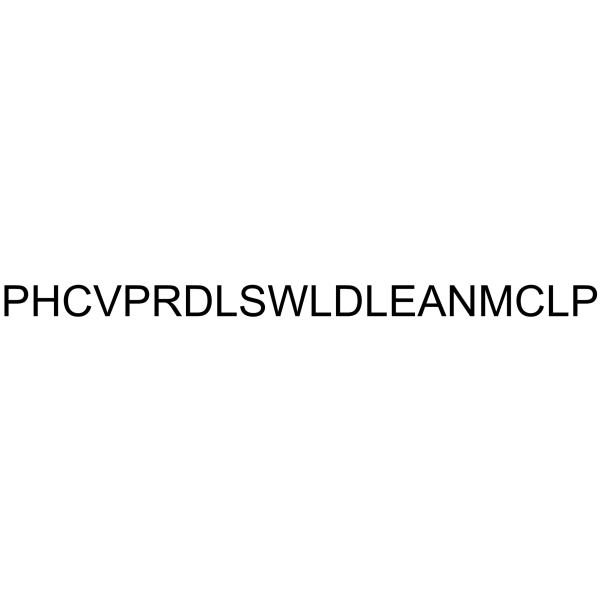 R18 Chemical Structure R18(Synonyms: PHCVPRDLSWLDLEANMCLP)