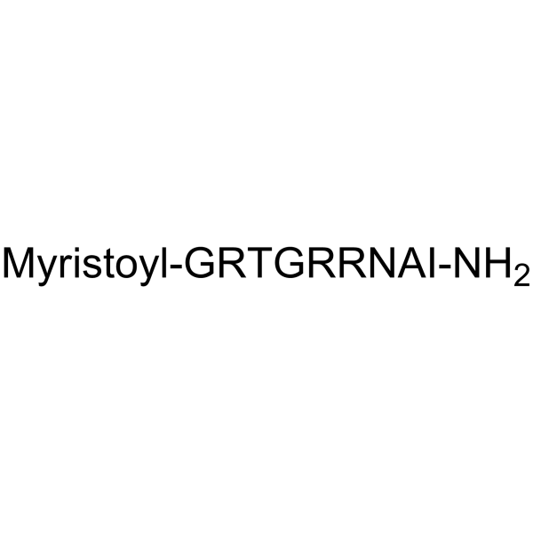 PKI 14-22 amide,myristoylated Chemical Structure PKI 14-22 amide,myristoylated