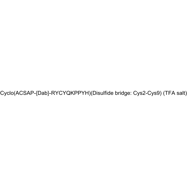 Balixafortide TFA Chemical Structure Balixafortide TFA(Synonyms: POL6326 TFA)
