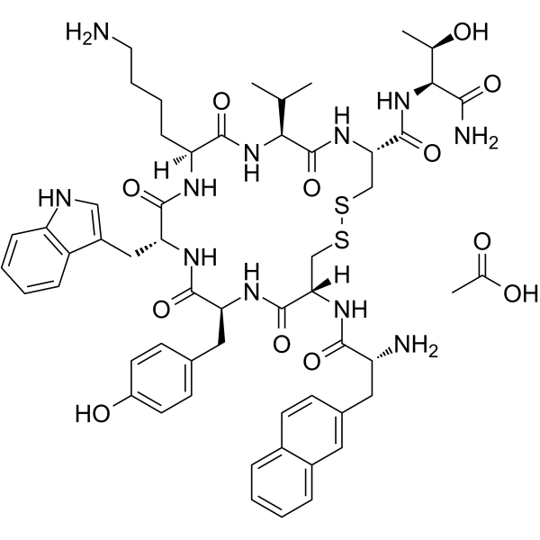 Lanreotide acetate(Synonyms: BIM 23014 acetate)