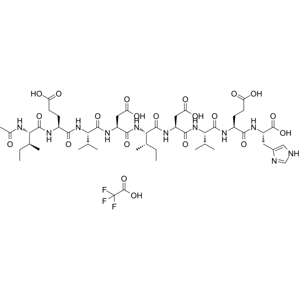 Ac-IEVDIDVEH TFA