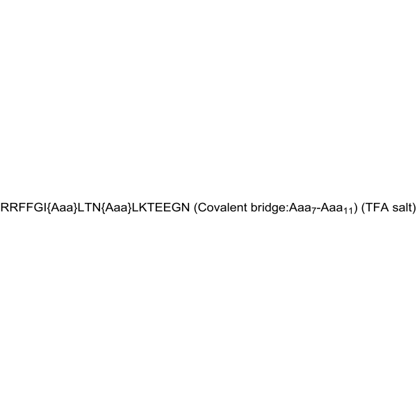 SAH-SOS1A TFA Chemical Structure SAH-SOS1A TFA