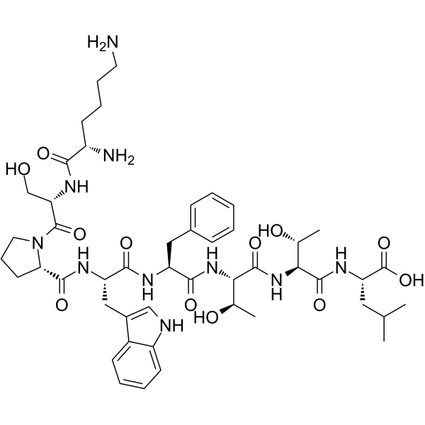 KSPWFTTL Chemical Structure KSPWFTTL