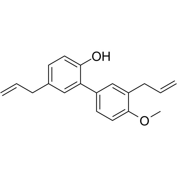 4-O-Methyl honokiol Chemical Structure 4-O-Methyl honokiol(Synonyms: 4--O-甲基和厚朴酚)