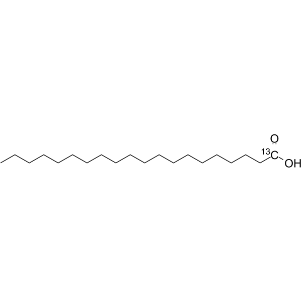 Arachidic acid-13C Chemical Structure Arachidic acid-13C(Synonyms: Icosanoic acid-13C)