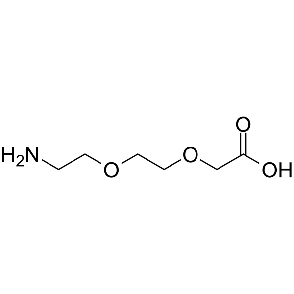 H2N-PEG2-CH2COOH Chemical Structure H2N-PEG2-CH2COOH