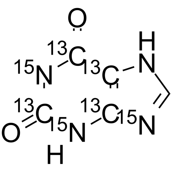 1-Methylxanthine-13C4,15N3(Synonyms: 1-甲基黄嘌呤 13C4,15N3)