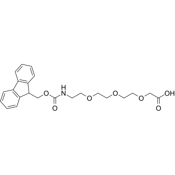 Fmoc-amino-PEG3-CH2COOH Chemical Structure Fmoc-amino-PEG3-CH2COOH