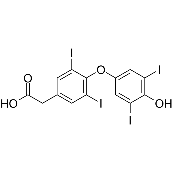 Tetrac(Synonyms: Tetraiodothyroacetic acid;  3,3