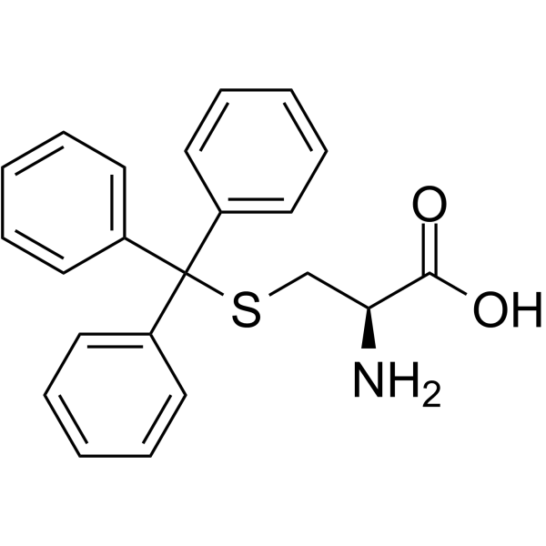 S-Trityl-L-cysteine Chemical Structure S-Trityl-L-cysteine(Synonyms: NSC 83265; S-Tritylcysteine; 3-Tritylthio-L-alanine)