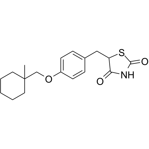 Ciglitazone(Synonyms: 环格列酮; ADD-3878;  U-63287)