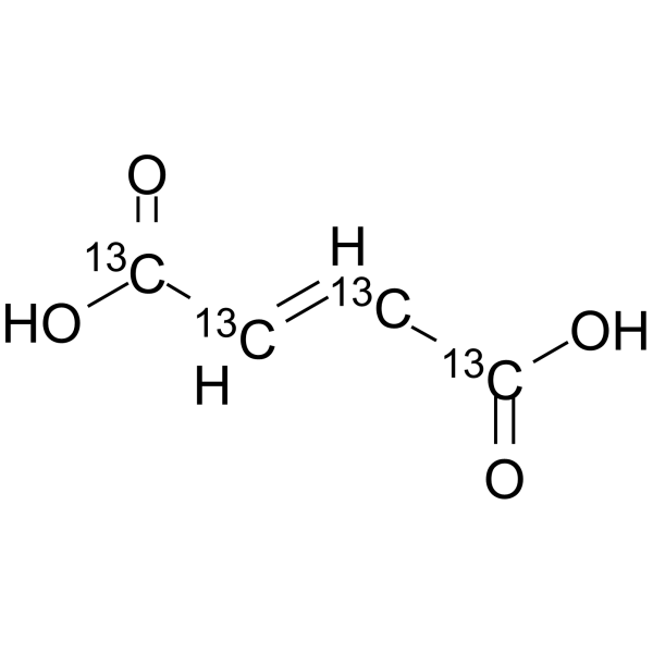 Fumaric acid-13C4 Chemical Structure Fumaric acid-13C4(Synonyms: 反丁烯二酸 13C4)