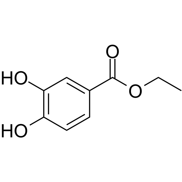 Ethyl 3,4-dihydroxybenzoate Chemical Structure Ethyl 3,4-dihydroxybenzoate(Synonyms: Ethyl protocatechuate)