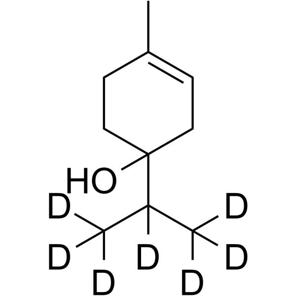 Terpinen-4-ol-d7 Chemical Structure Terpinen-4-ol-d7(Synonyms: 4-萜烯醇 d7)