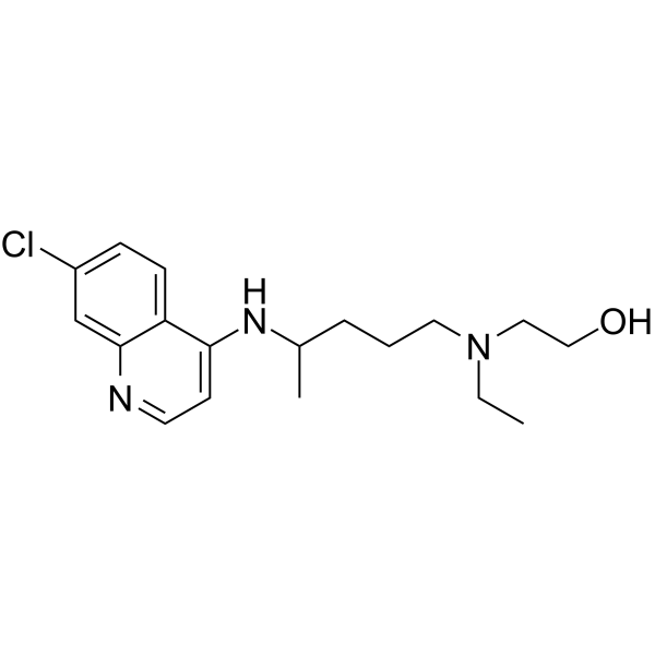 Hydroxychloroquine Chemical Structure Hydroxychloroquine(Synonyms: 羟氯喹;羟基氯喹)