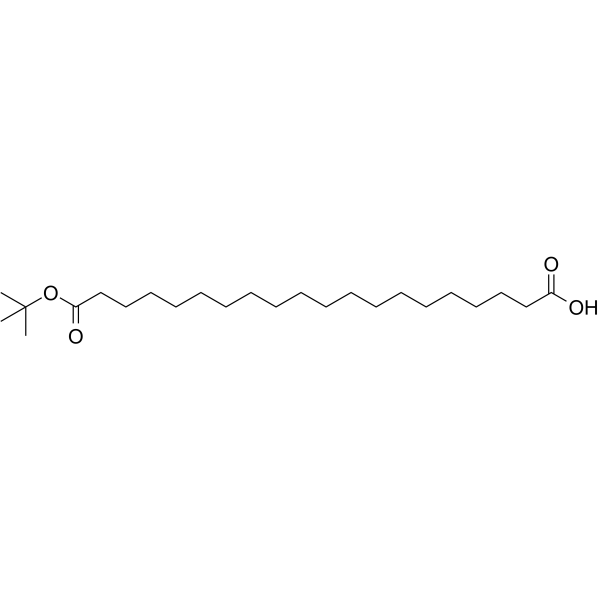 20-(tert-Butoxy)-20-oxoicosanoic acid Chemical Structure 20-(tert-Butoxy)-20-oxoicosanoic acid