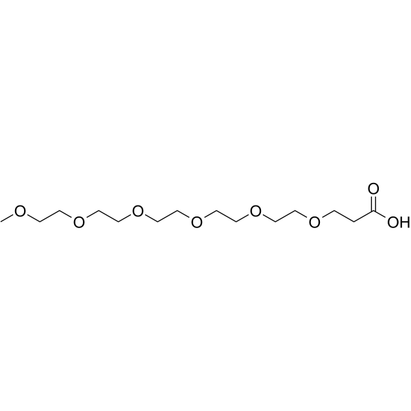 m-PEG5-CH2CH2COOH Chemical Structure m-PEG5-CH2CH2COOH