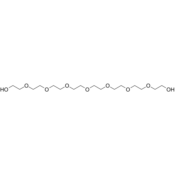 Octaethylene glycol Chemical Structure Octaethylene glycol