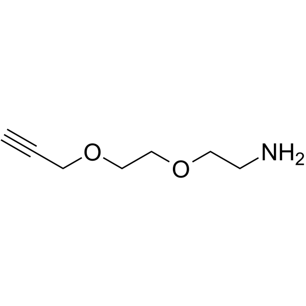 Propargyl-PEG2-amine(Synonyms: 2-(2-(丙-2-炔-1-基氧基)乙氧基)乙胺)