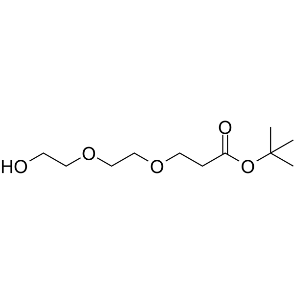 Hydroxy-PEG2-(CH2)2-Boc Chemical Structure Hydroxy-PEG2-(CH2)2-Boc