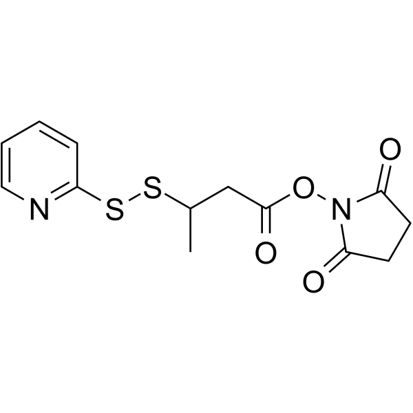 PPC-NHS ester(Synonyms: 2,5-Dioxopyrrolidin-1-yl 3-(pyridin-2-yldisulfanyl)butanoate)