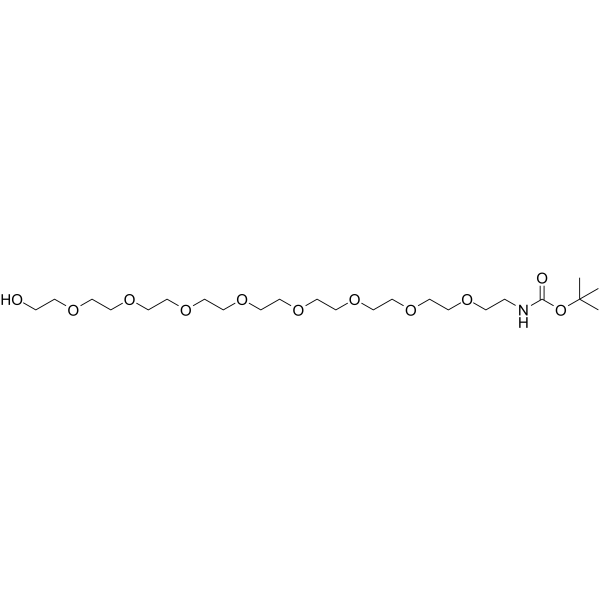 N-Boc-PEG9-alcohol Chemical Structure N-Boc-PEG9-alcohol