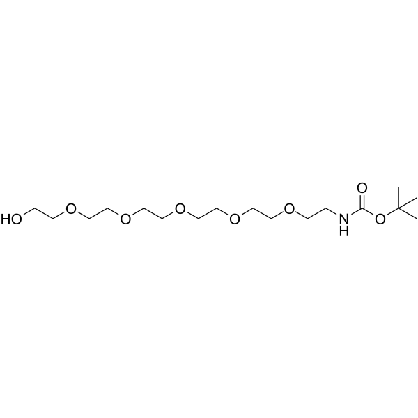 N-Boc-PEG6-alcohol Chemical Structure N-Boc-PEG6-alcohol