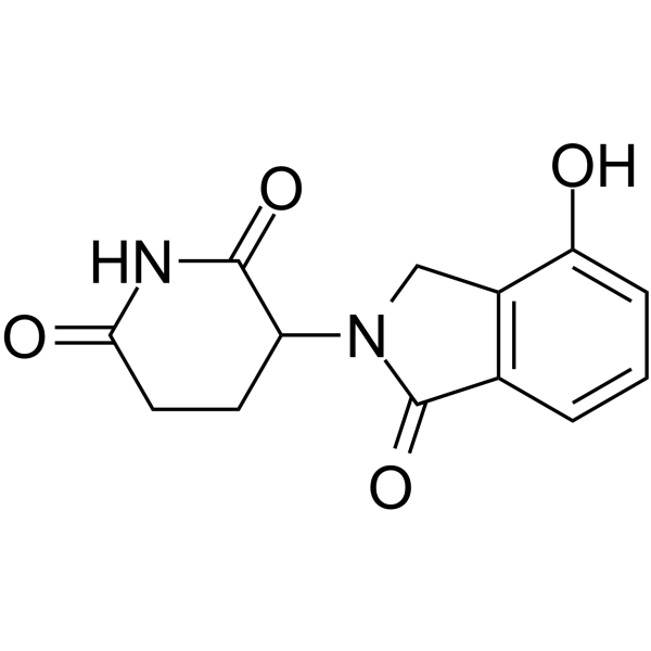 Lenalidomide-4-OH Chemical Structure Lenalidomide-4-OH