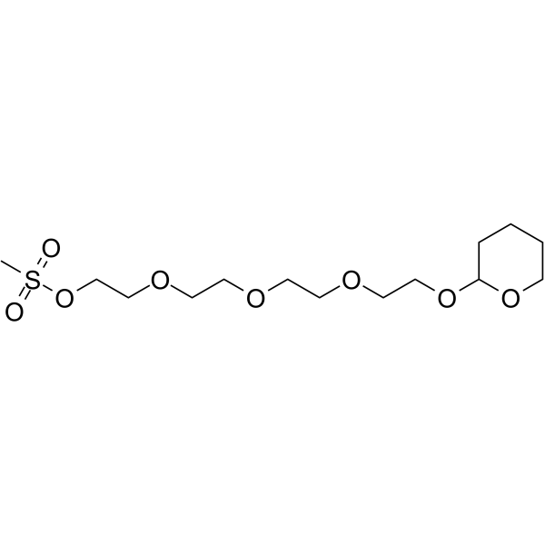 MS-PEG4-THP Chemical Structure MS-PEG4-THP