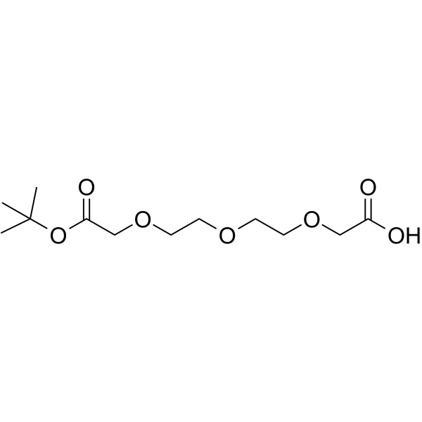 t-Butyl acetate-PEG2-CH2COOH Chemical Structure t-Butyl acetate-PEG2-CH2COOH