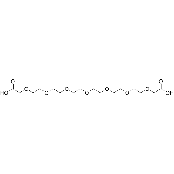 CH2COOH-PEG6-CH2COOH Chemical Structure CH2COOH-PEG6-CH2COOH